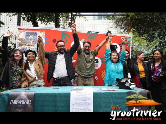 Die mense van Ecuador het pas klimaatsgeregtigheid geskiedenis gemaak