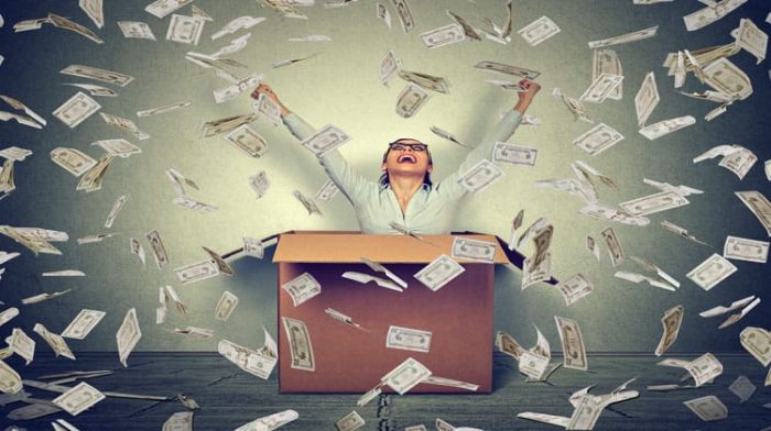 debt free living woman