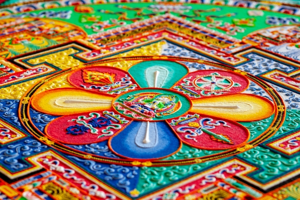 20190818 Mandala Sand Painting 1373