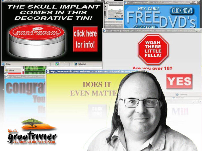 Ethan Zuckerman Die man agter die verskoning vir opspringadvertensies