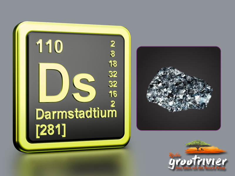 Die swaar radioaktiewe element, Darmstadtium, is vir die eerste keer in 1994 geskep